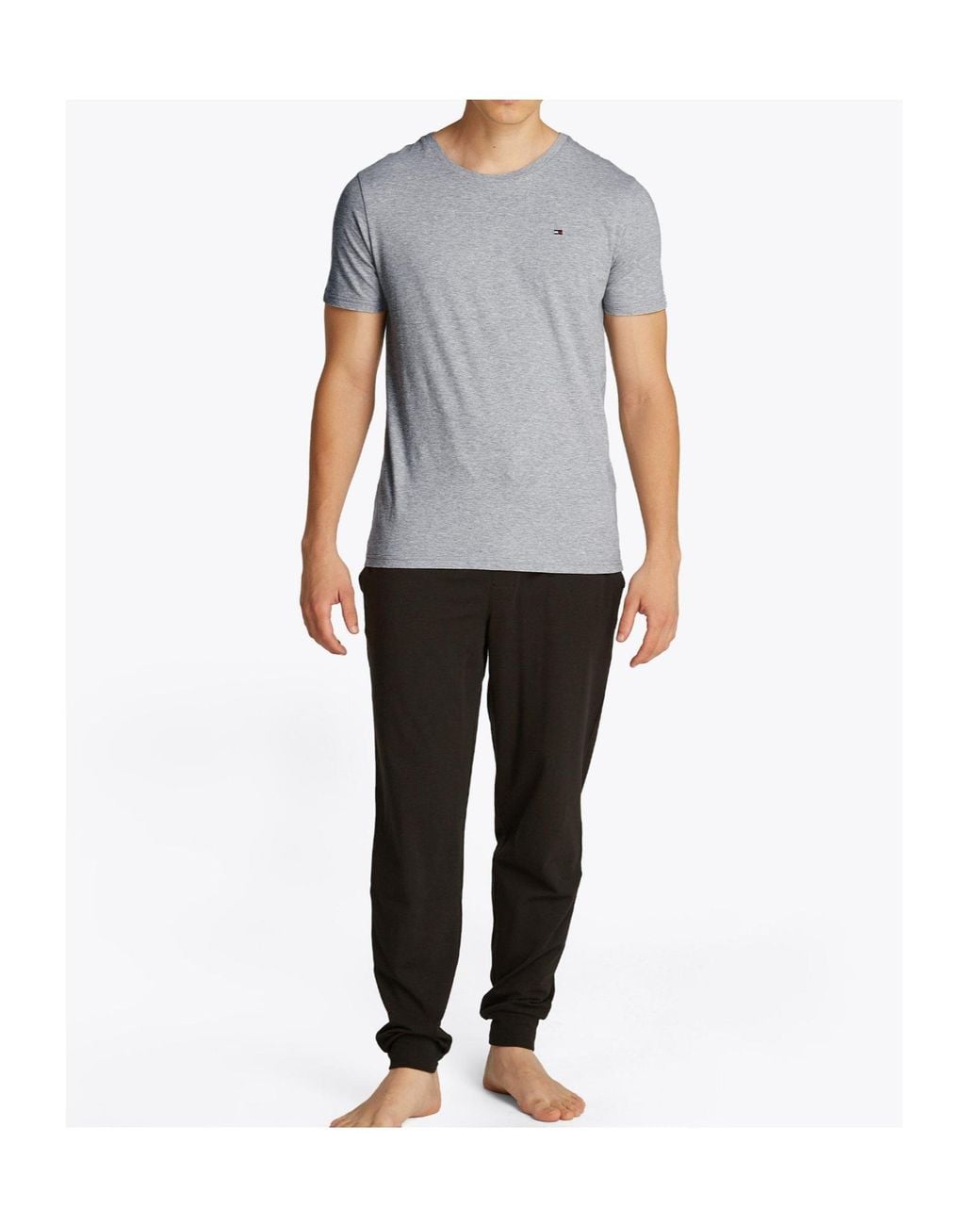 Tommy Hilfiger Black Cotton Shortsleeve Tshirt for men