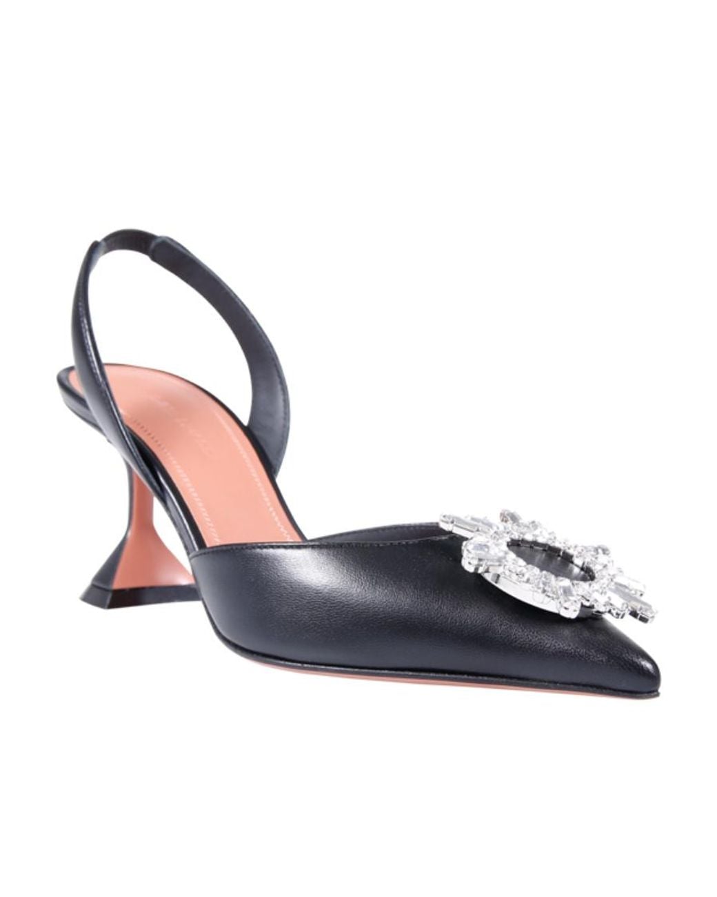 AMINA MUADDI Blue Pointed-Toe High Heels