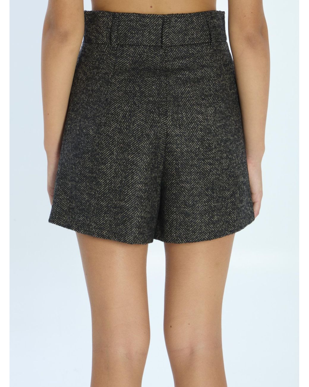 Max Mara Gray Bolzano Shorts