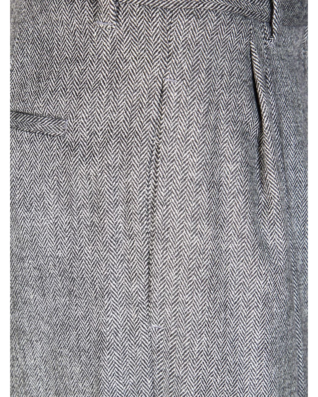 Max Mara Gray 'S Bello Pleat Detailed Tapered Pants
