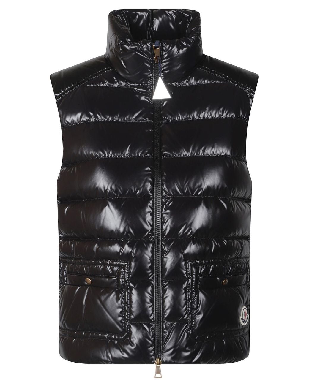 Moncler Black Waistcoats