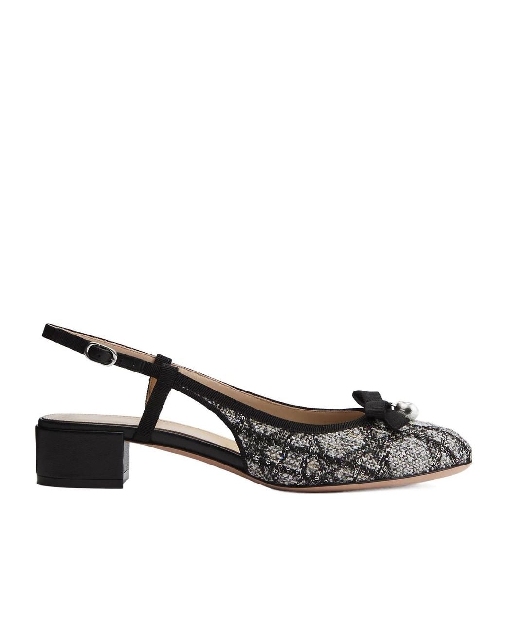Dior Black Ballet Slingback Pump
