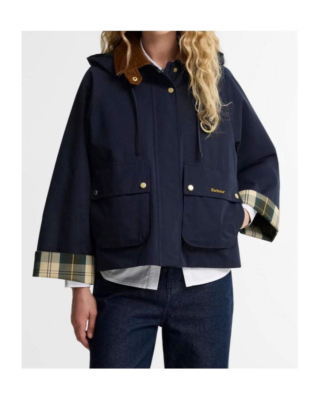 Barbour Blue Rain Jacket