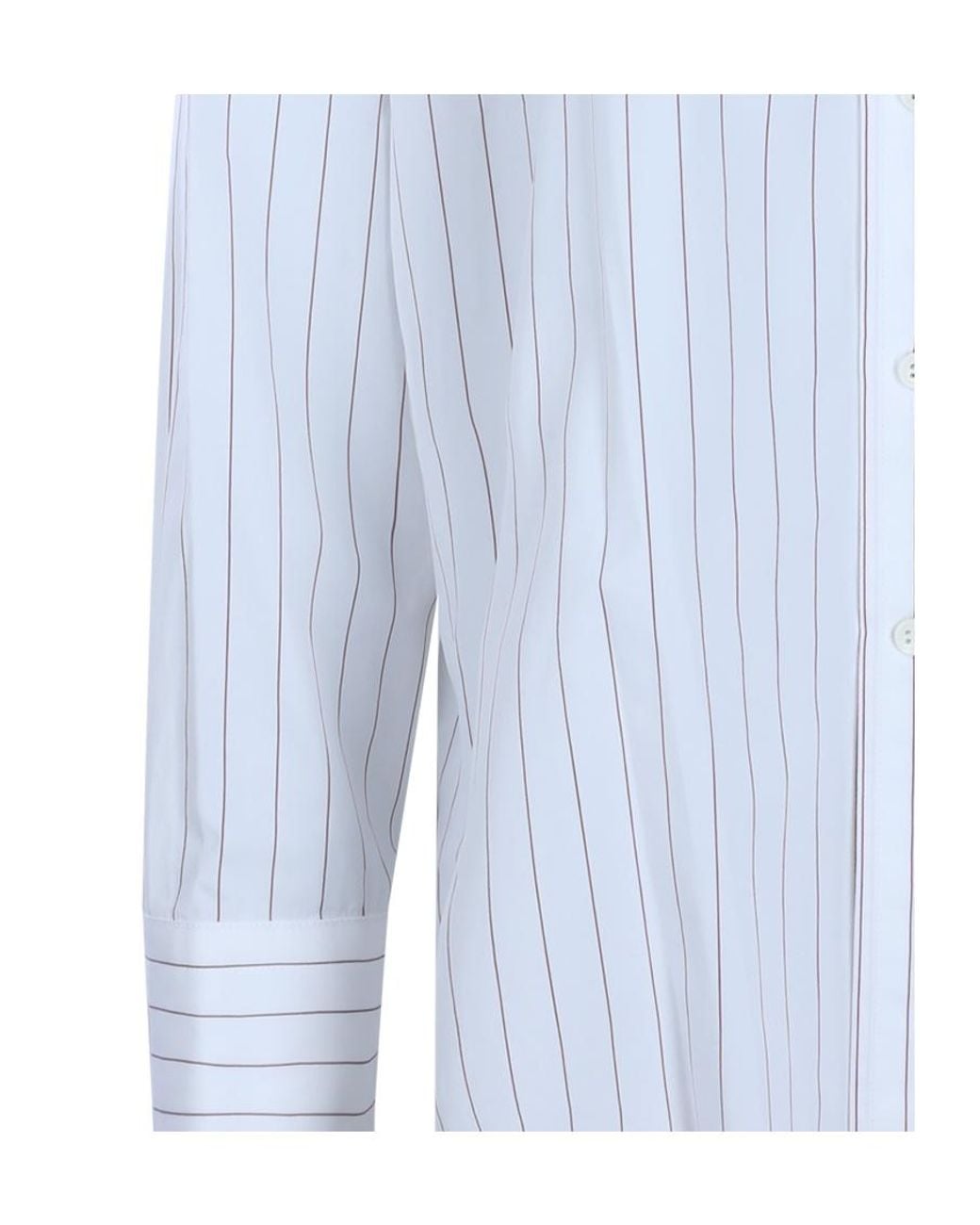 Phoebe Philo Blue Pinstripe Pocket Shirt