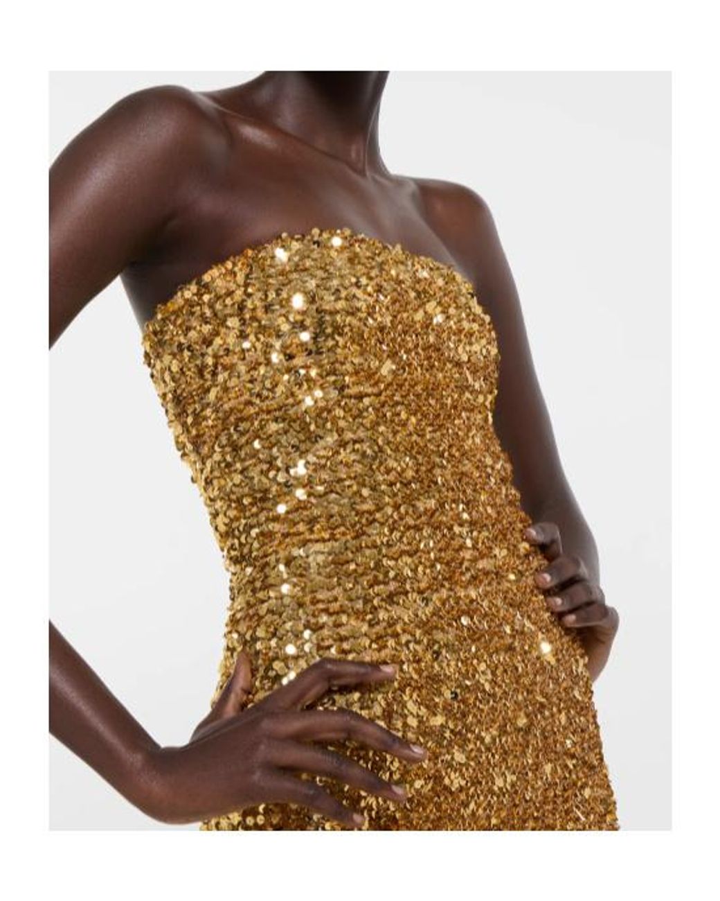 Gucci Metallic Embroidered Sequin Elastic Fabric Jumpsuit
