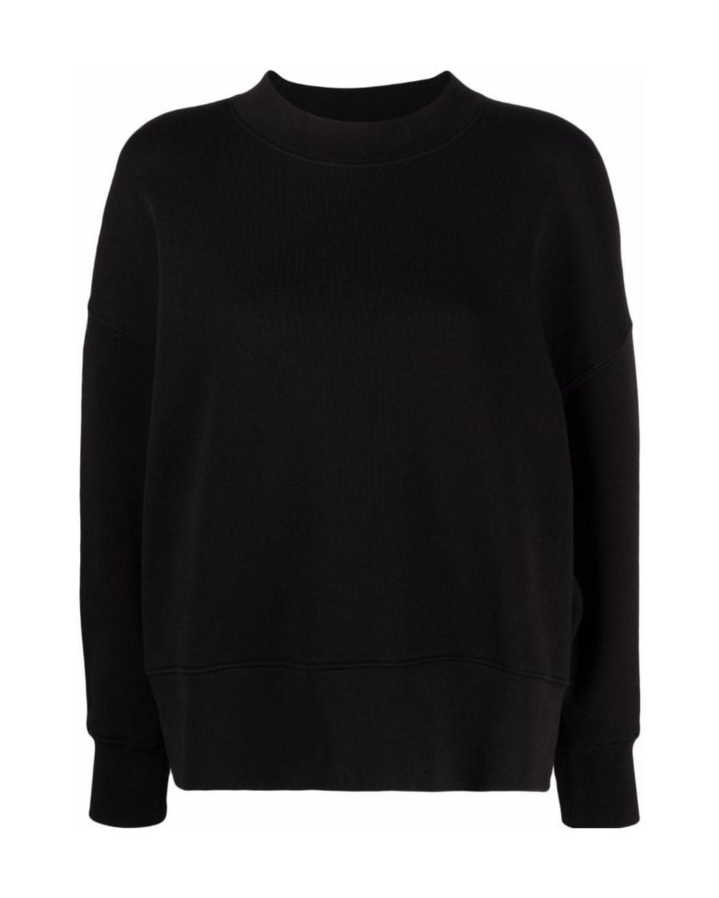 Palm Angels Black Logo Printed Crewneck Sweatshirt