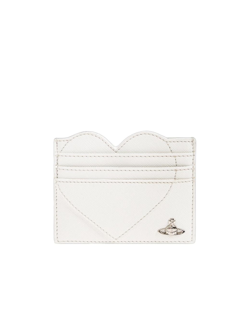 Vivienne Westwood White Claude Drop Earrings