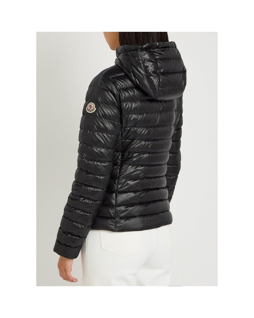 Moncler Black Hooded Slim-Fit Lightweight Down Jacket
