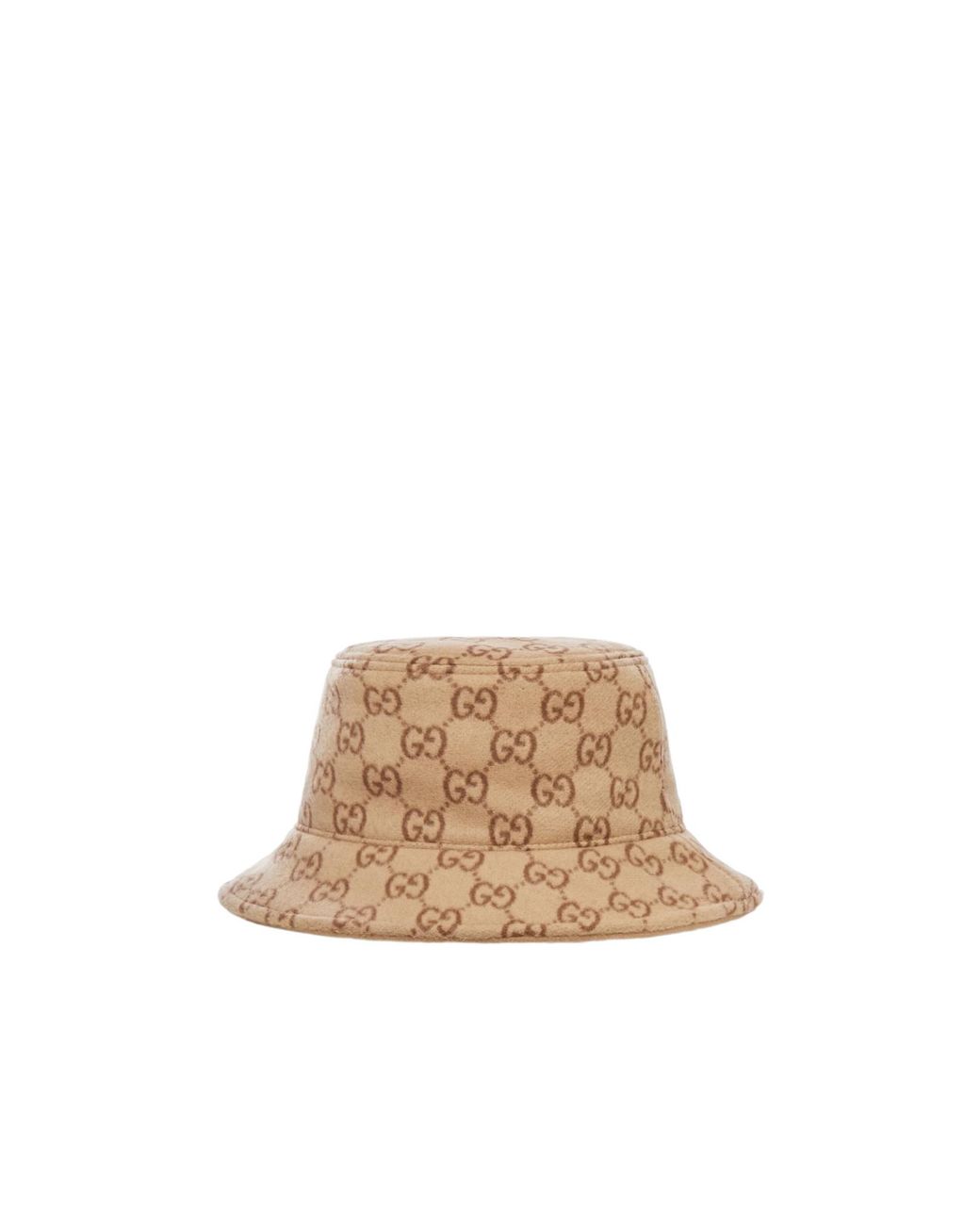 Gucci Gg Wool Bucket Hat in Natural | Lyst