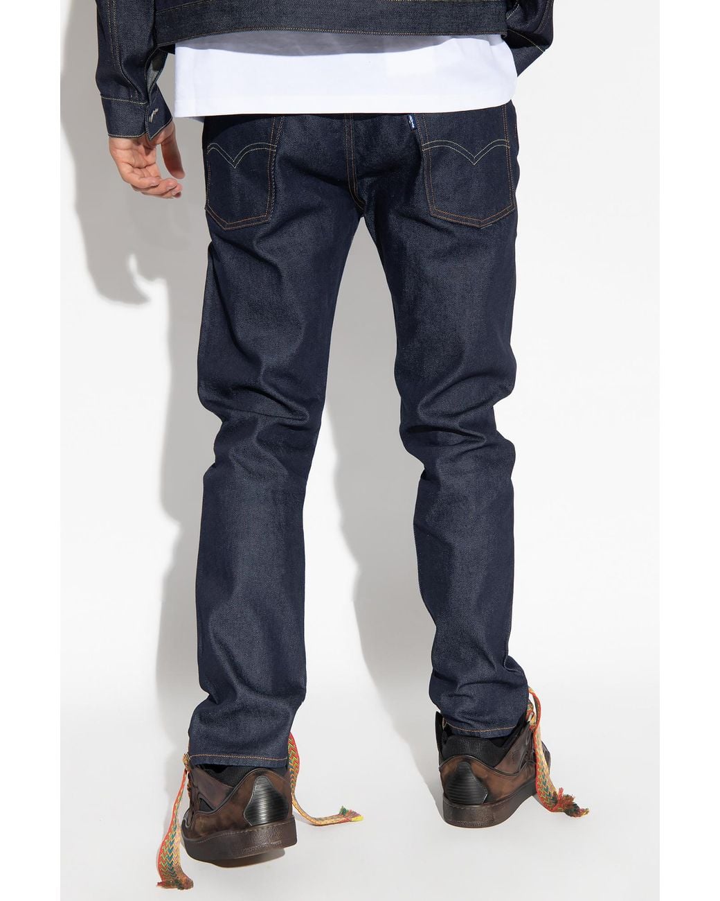 Levi's Blue 502 Tapered-Leg Jeans for men