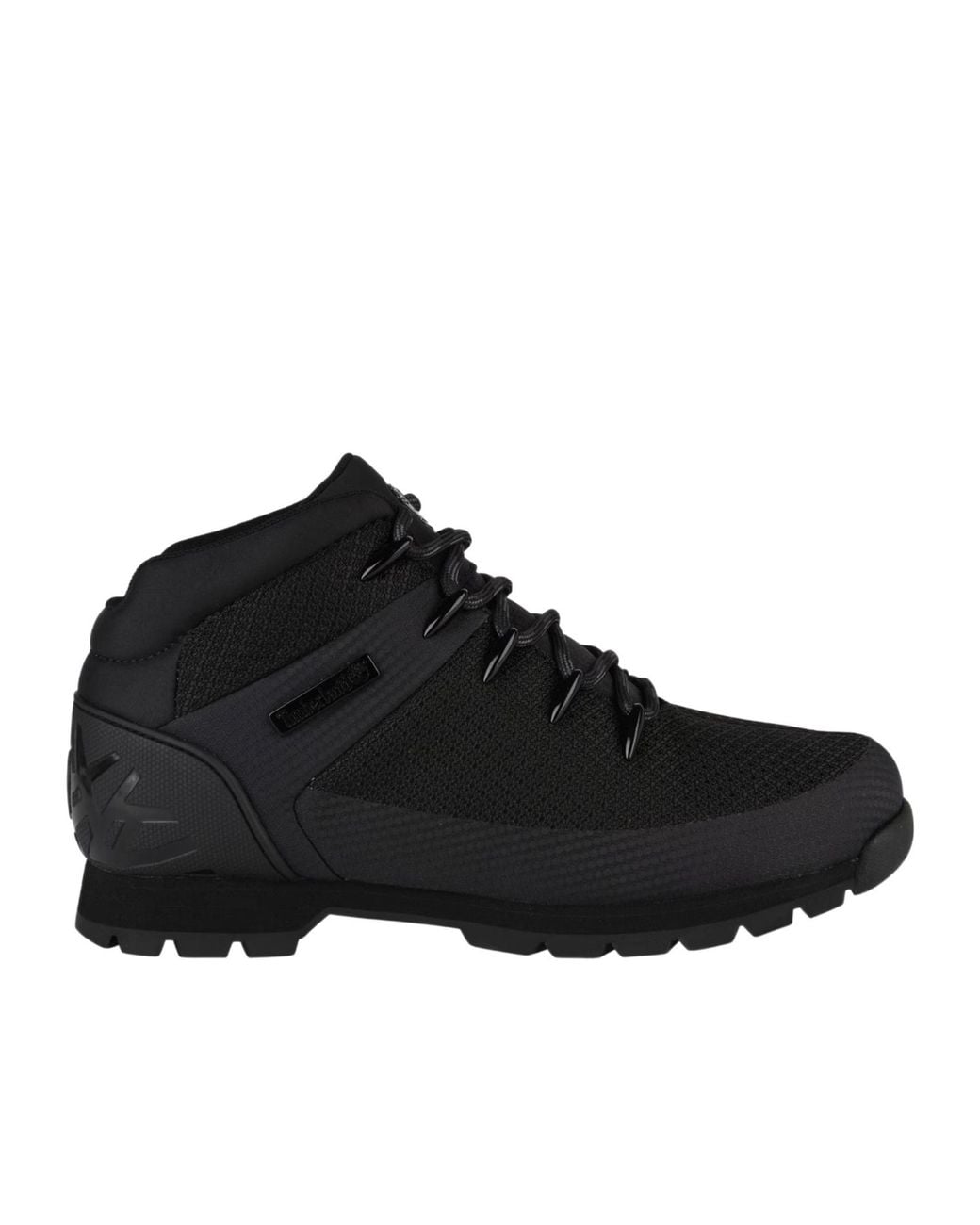 Timberland Black Front Lace-Up Boots for men