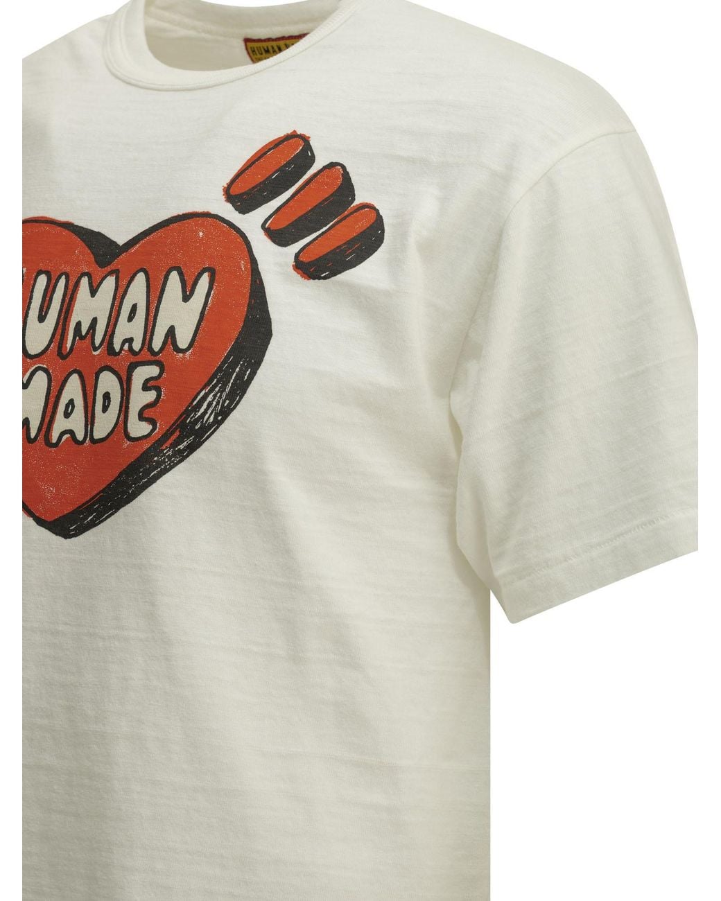 Human Made White Graphic T-Shirt for men
