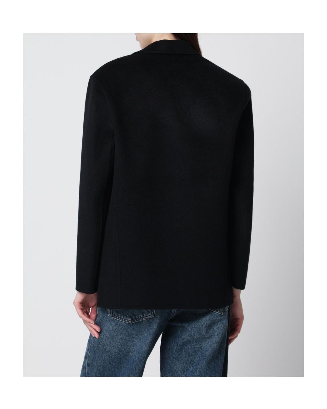 Anine Bing Black Quinn Single-Breasted Blazer
