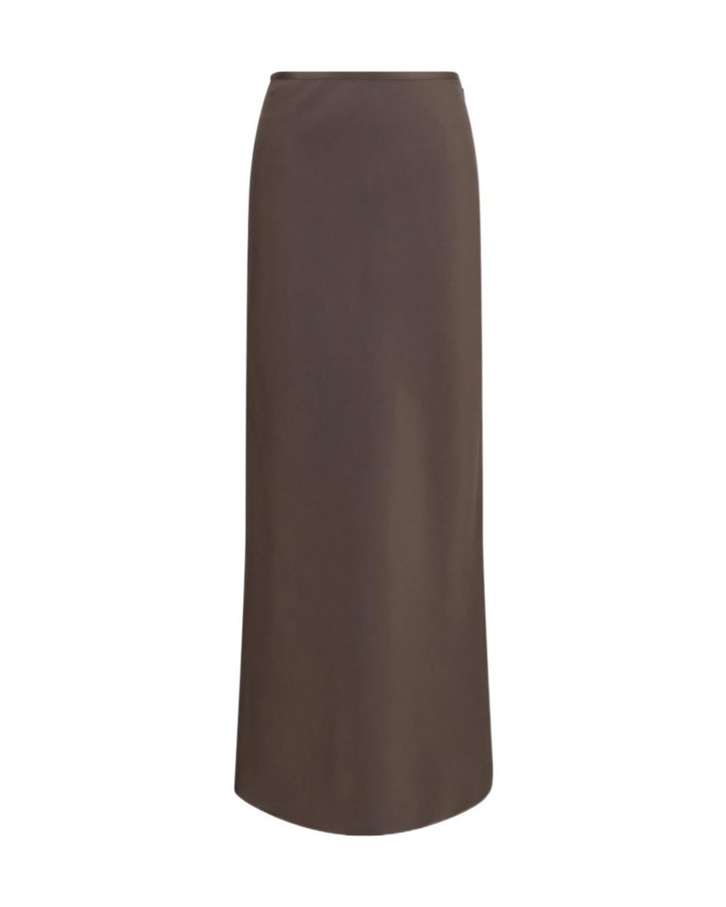 Loulou de Saison Brown Eli Silk Maxi Skirt