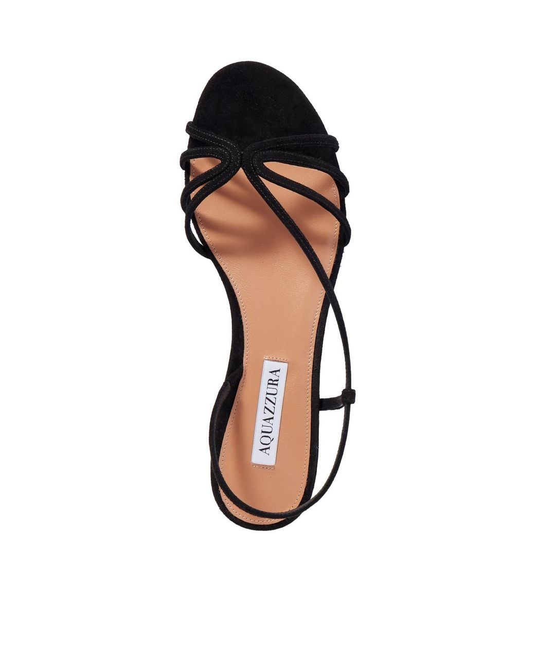 Aquazzura Multicolor Suede Slingback Sandals