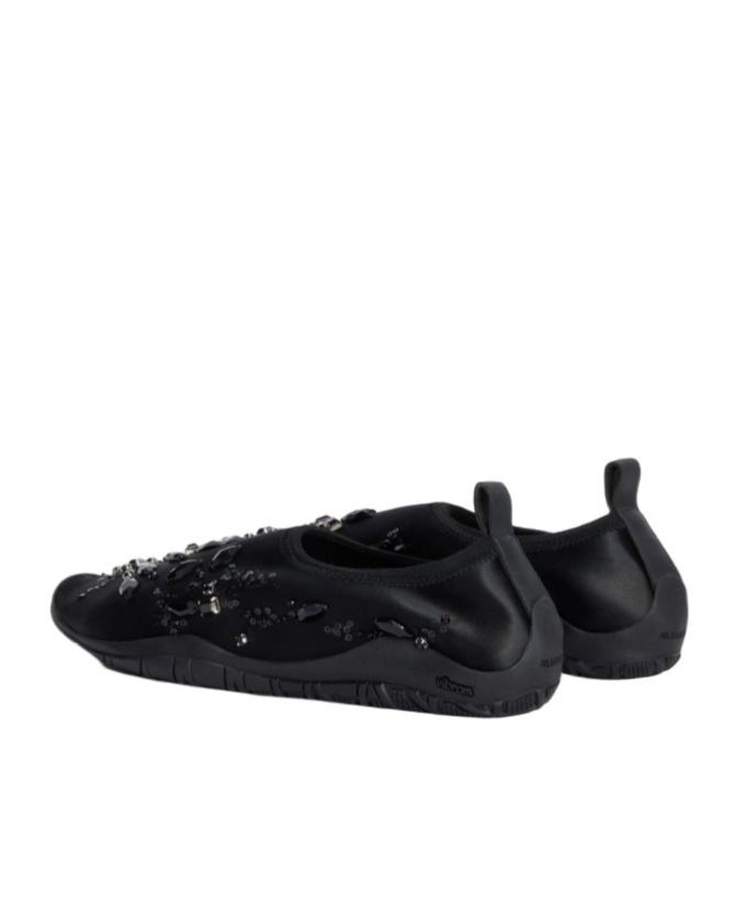 Jil Sander Black Elbe Slipper