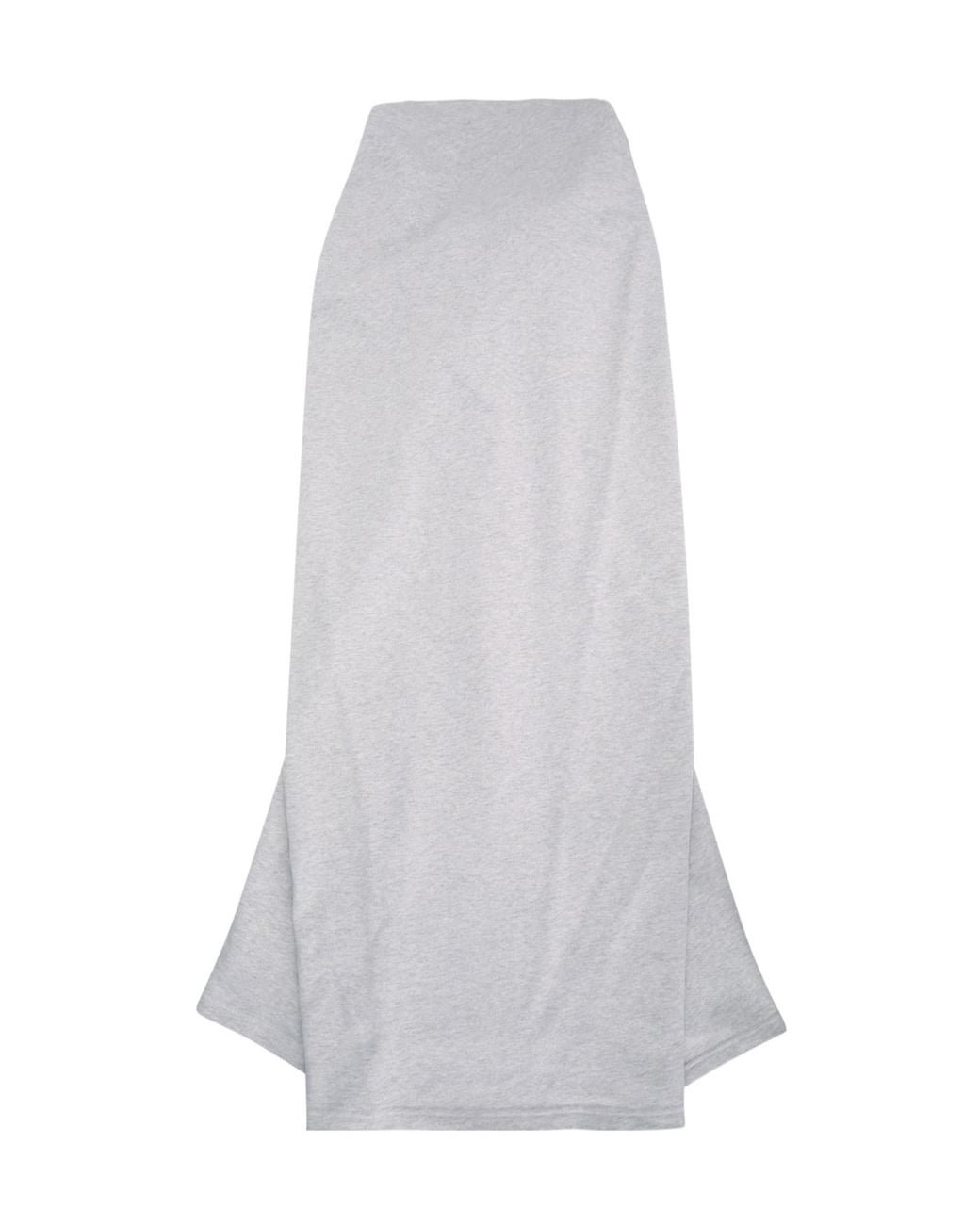 Magda Butrym Gray Draped Knot Maxi Skirt