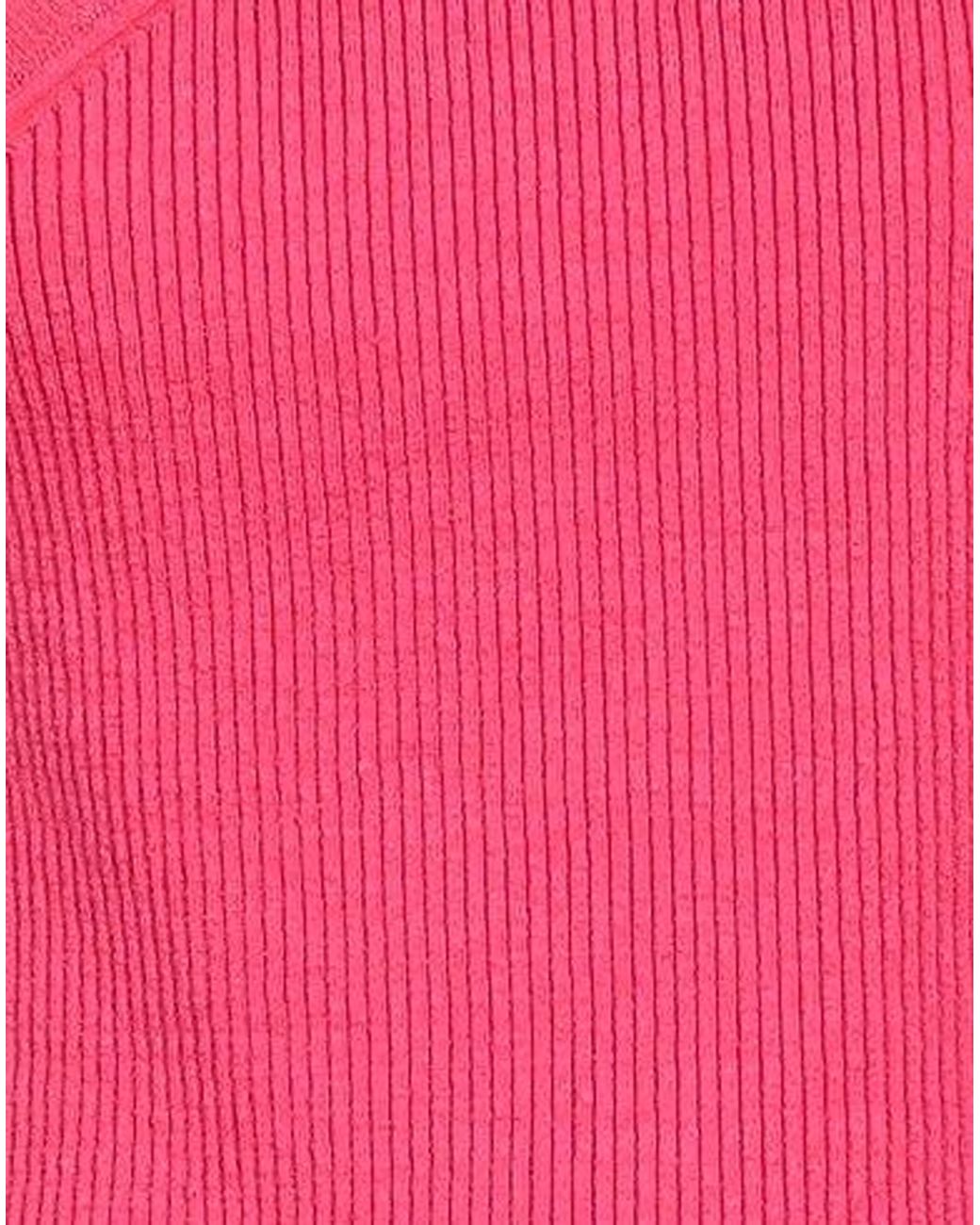 Jacquemus Pink One-Shoulder Tops