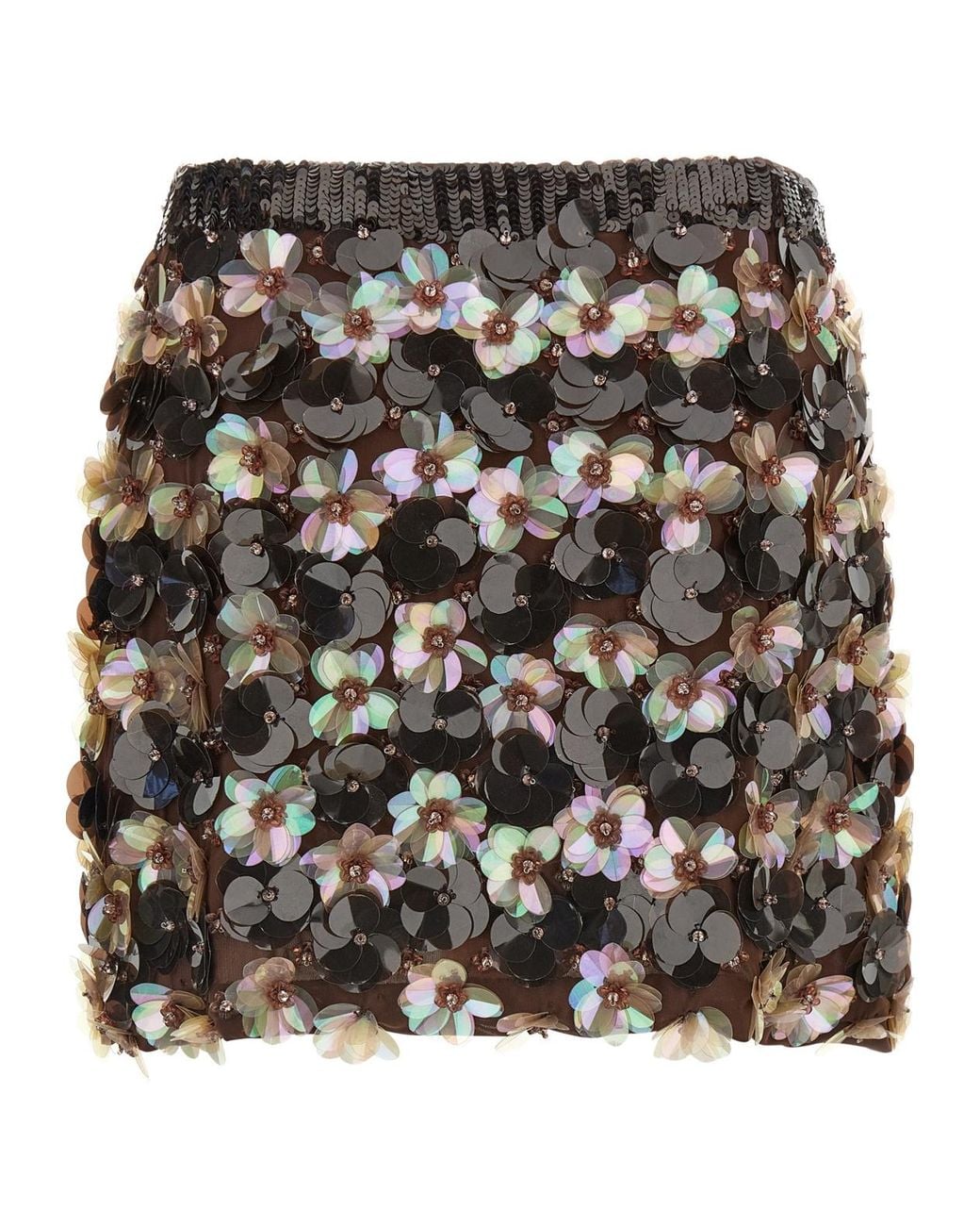 P.A.R.O.S.H. Black P. A.R. O.S. H. Polyamide Long Skirt