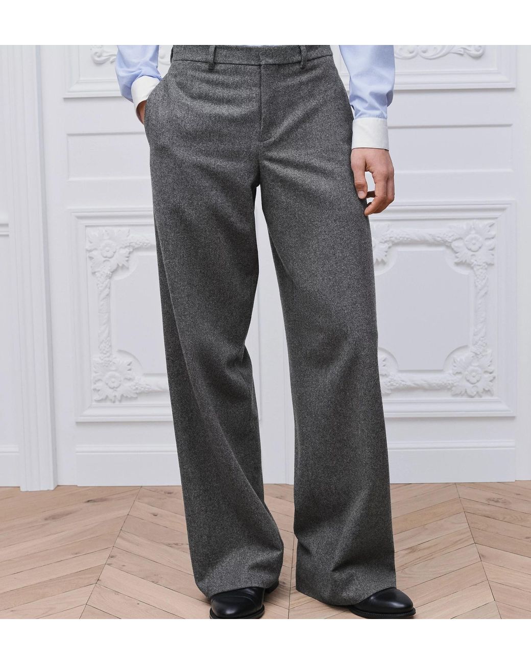 Dior Gray Loose Pants for men