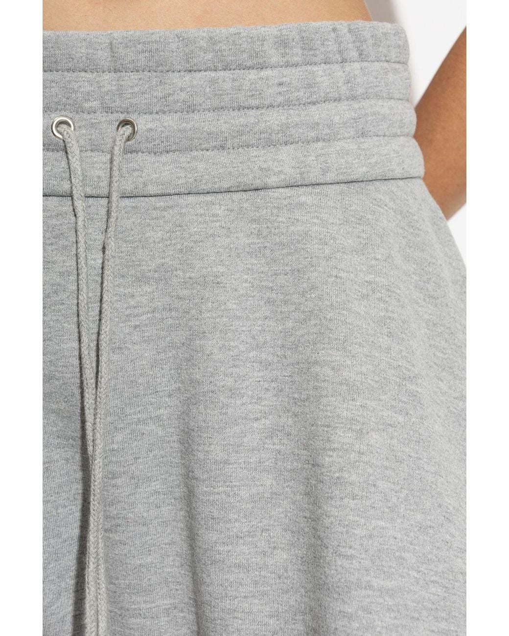 AVAVAV Gray Drawstring Flared Skirt
