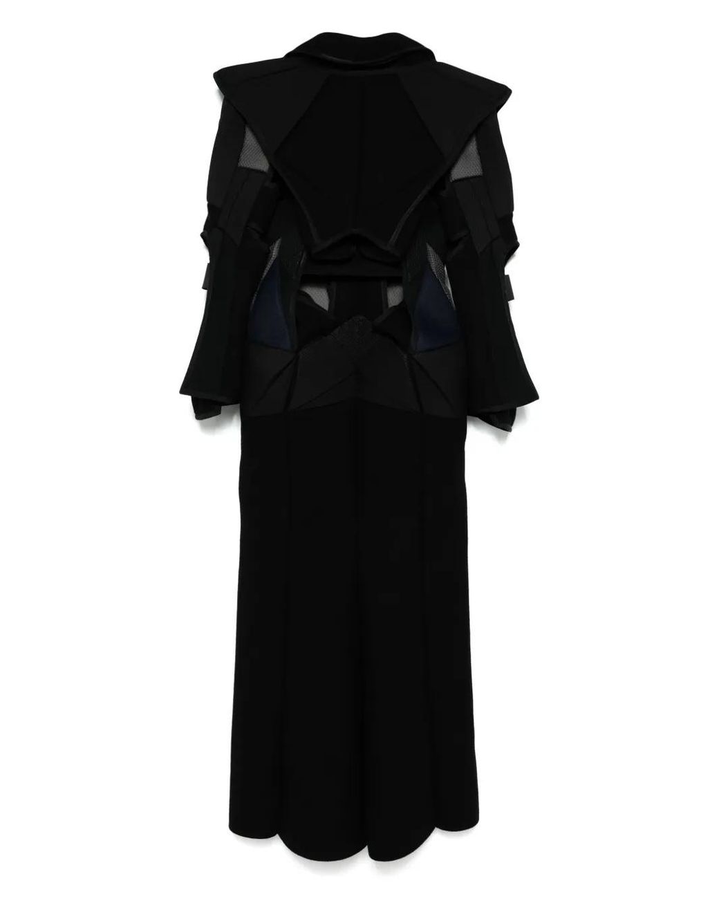 Junya Watanabe Black Padded-Panels Coat