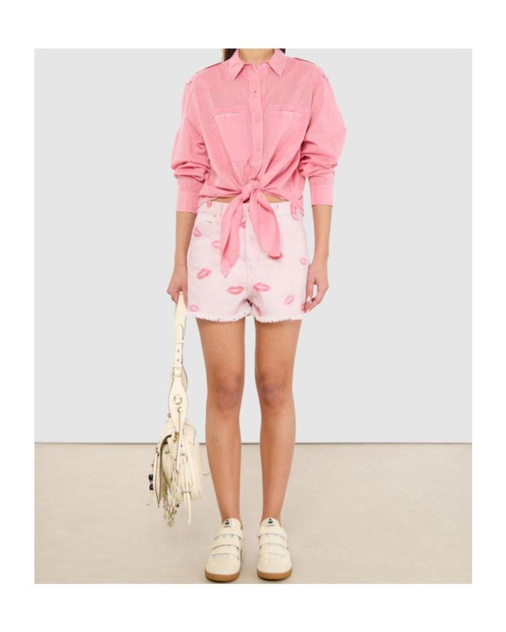 Isabel Marant Pink Étoile Valiane Shirt