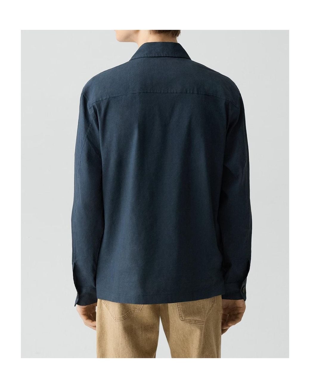 Theory Blue Overshirt for men