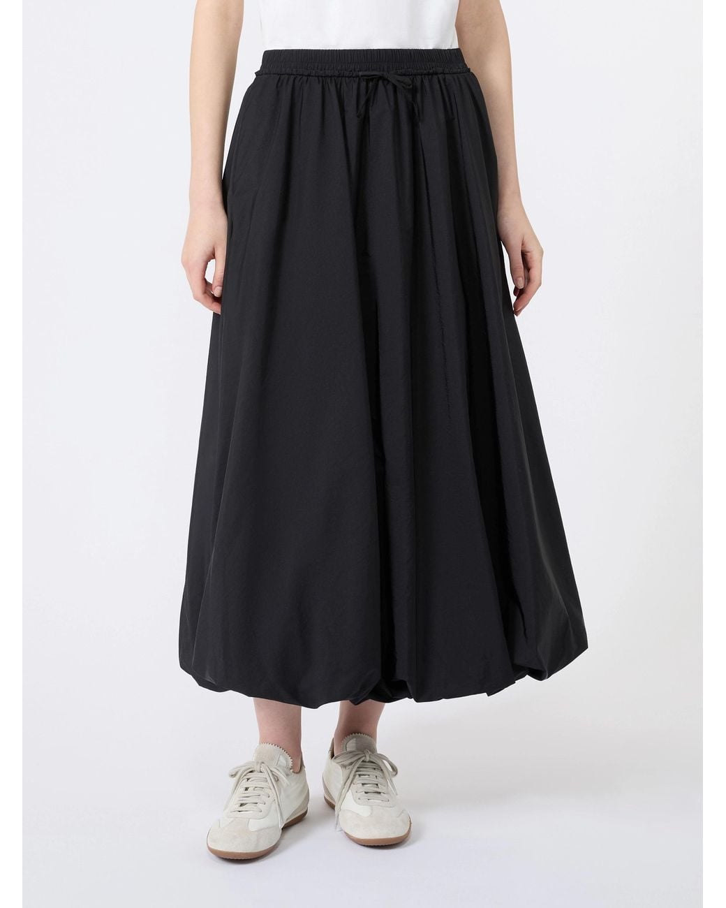 Weekend by Maxmara Black Gathered Balloon Skirt