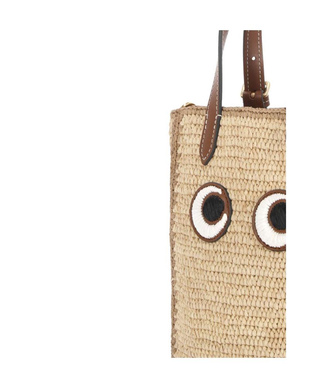 Anya Hindmarch Natural Compact Shoulder Bag