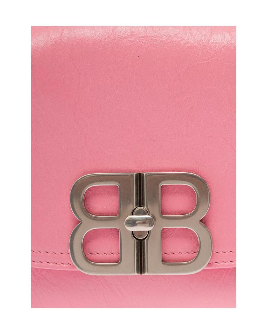 Balenciaga Pink Bb Soft Small Shoulder Bag