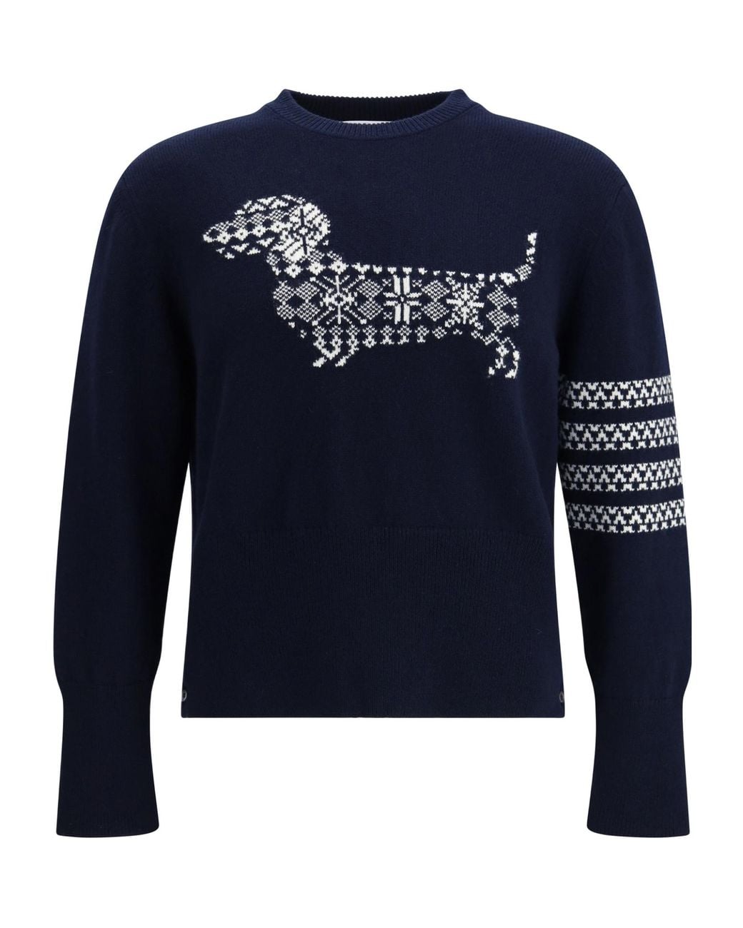 Thom Browne Blue Holiday Hector Sweater for men