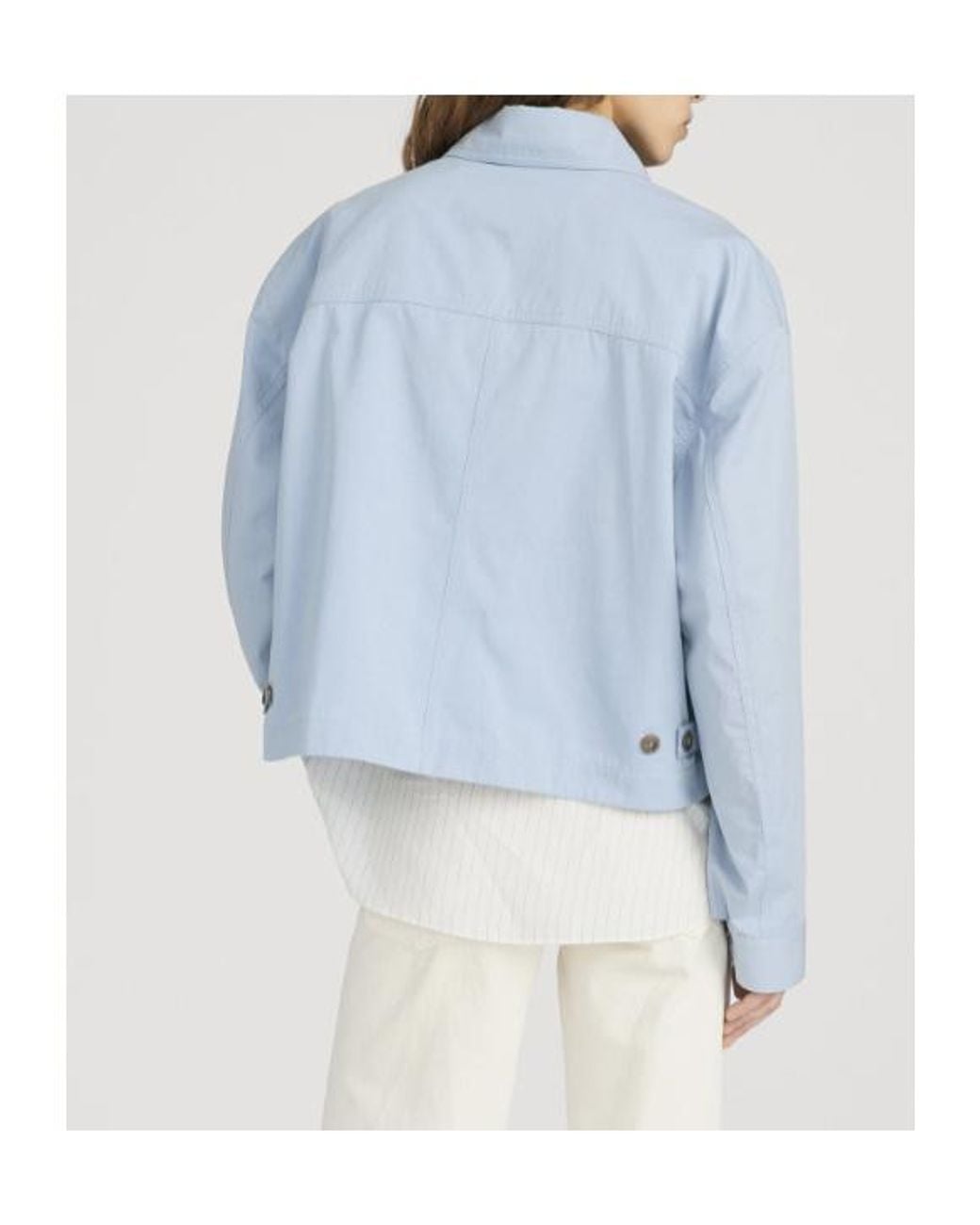 FRAME Blue The Utility Jacket