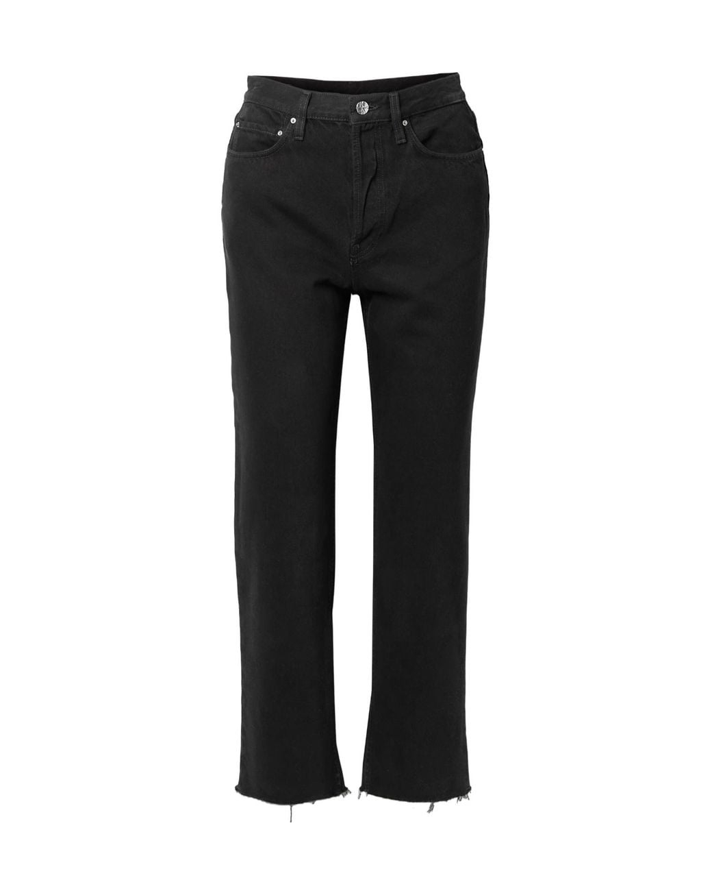 Totême Black Belt Loop Jeans