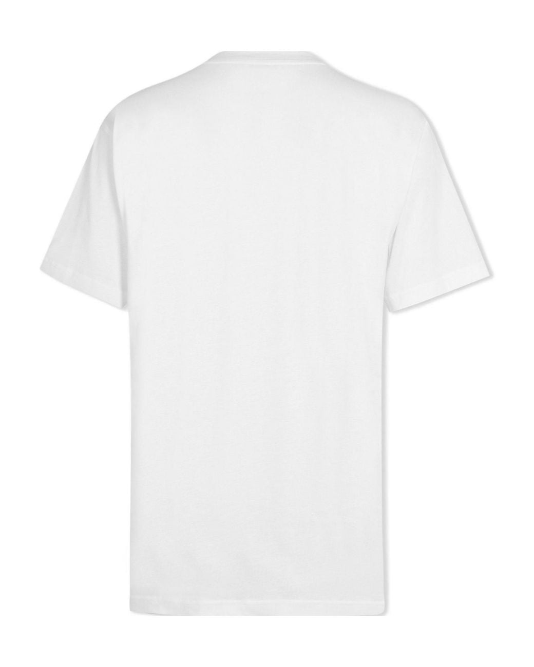 Moschino White Crewneck Shortsleeve Tee for men