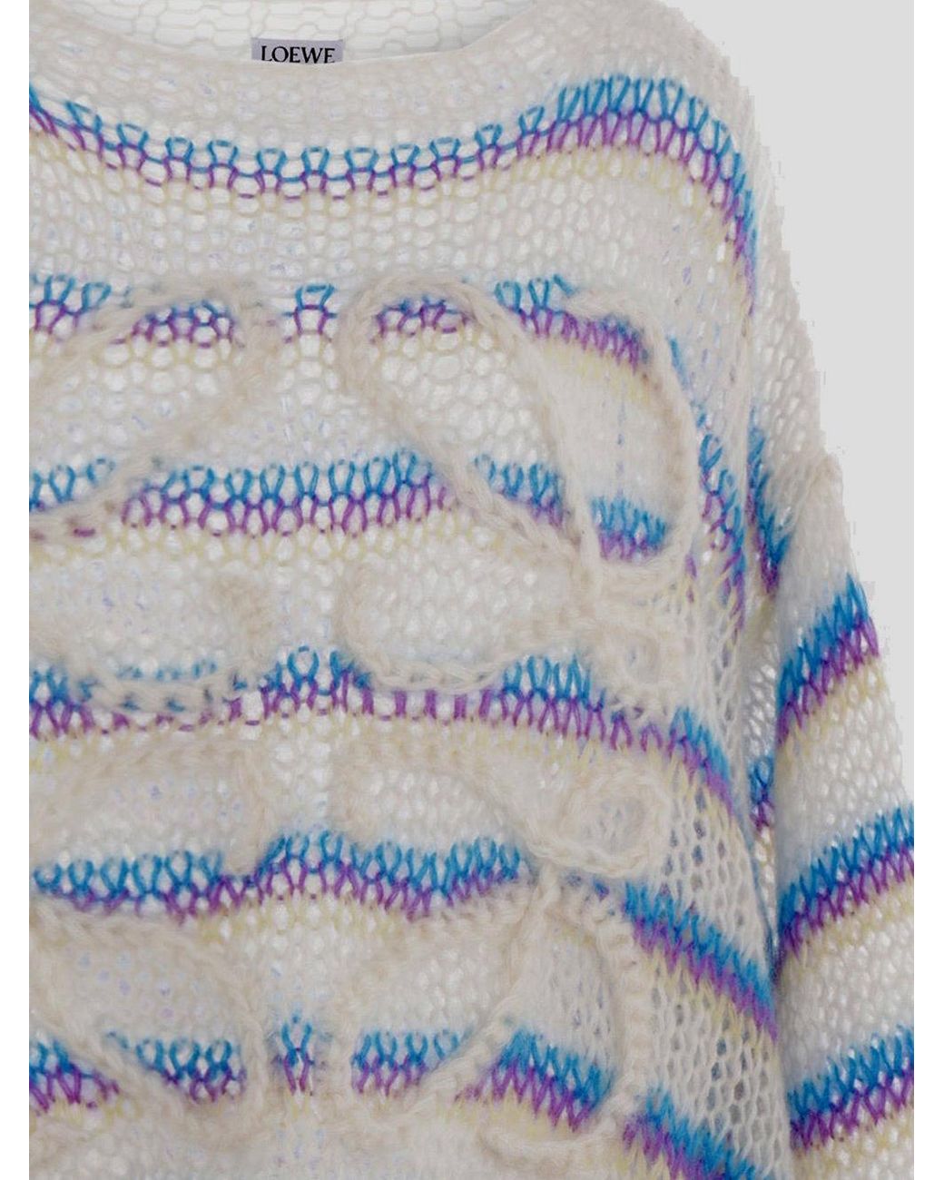 Loewe Blue Anagram Knitted Jumper