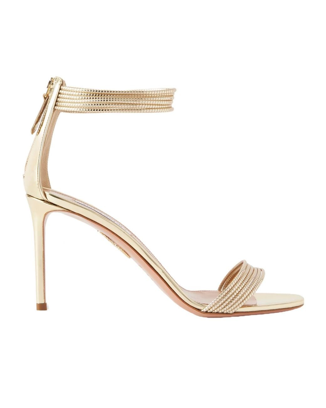 Aquazzura Metallic Sandals