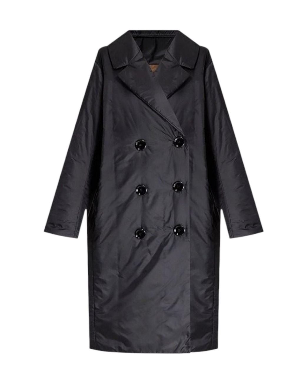 Max Mara Black Long-Sleeved Padded Jacket