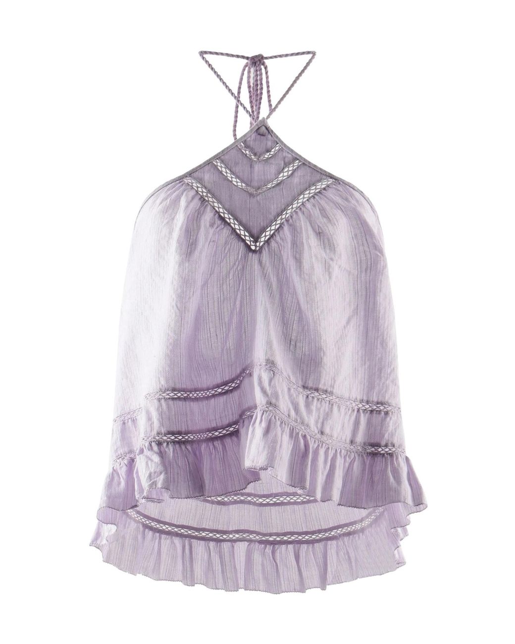 Isabel Marant Purple Plain Colour Top
