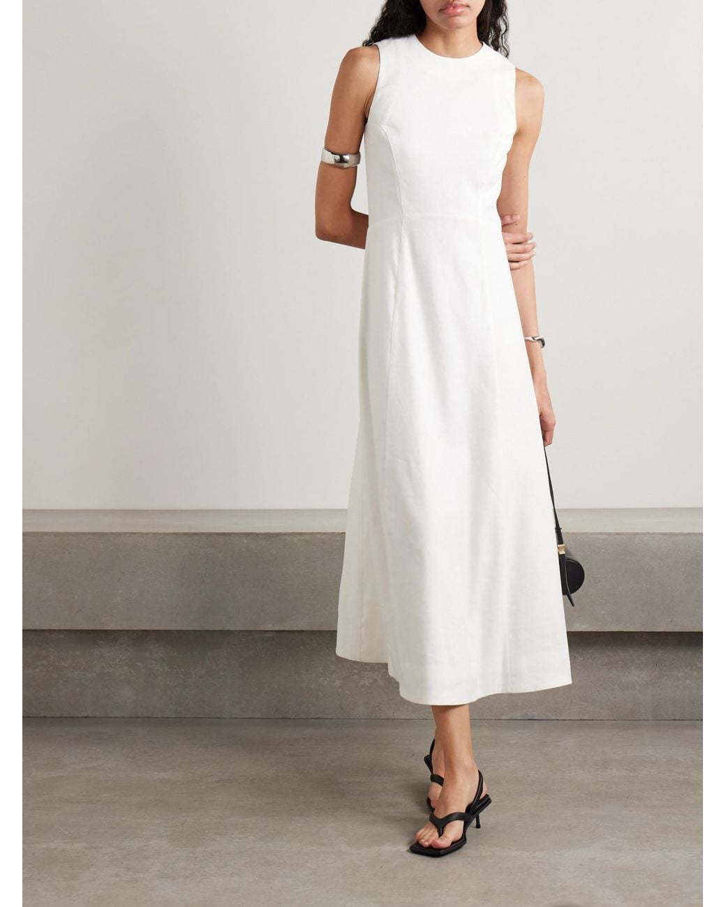 Staud White Lightweight Dress