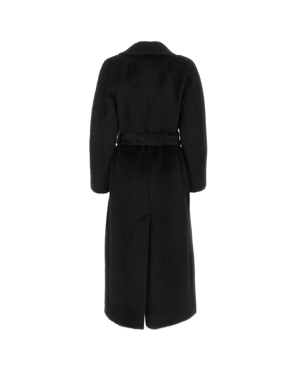 Max Mara Blue 'S Double-Breasted Oversized Coat