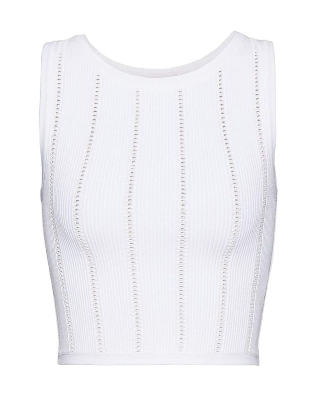 Valentino White Logo Vest