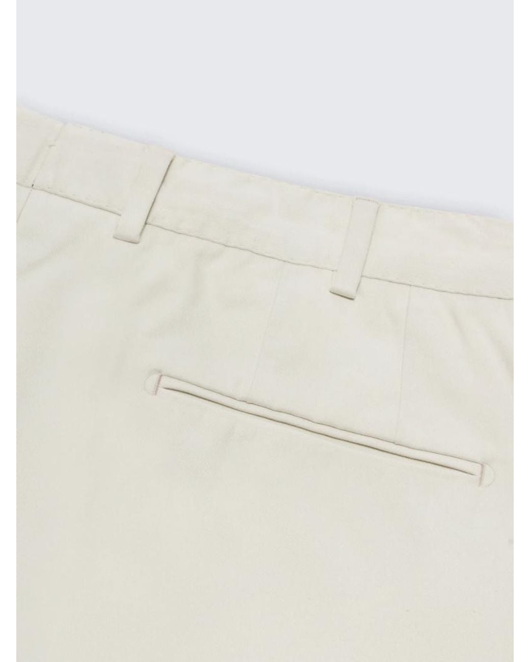 Brioni White Cortona Trousers for men