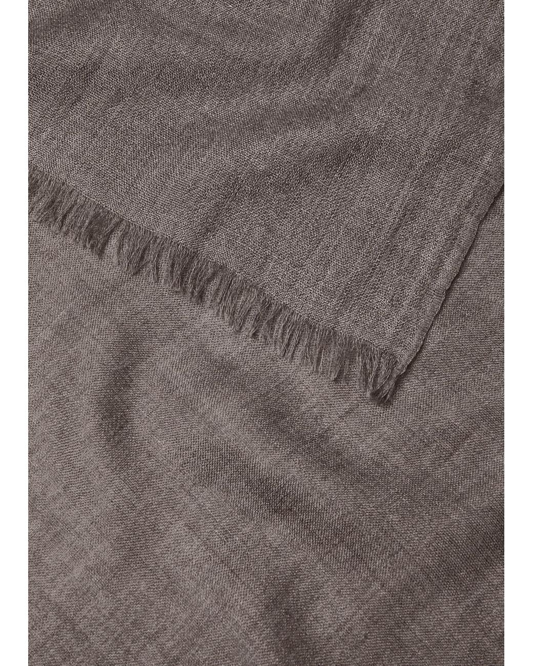 Loro Piana Gray Royal Garza Scarf for men