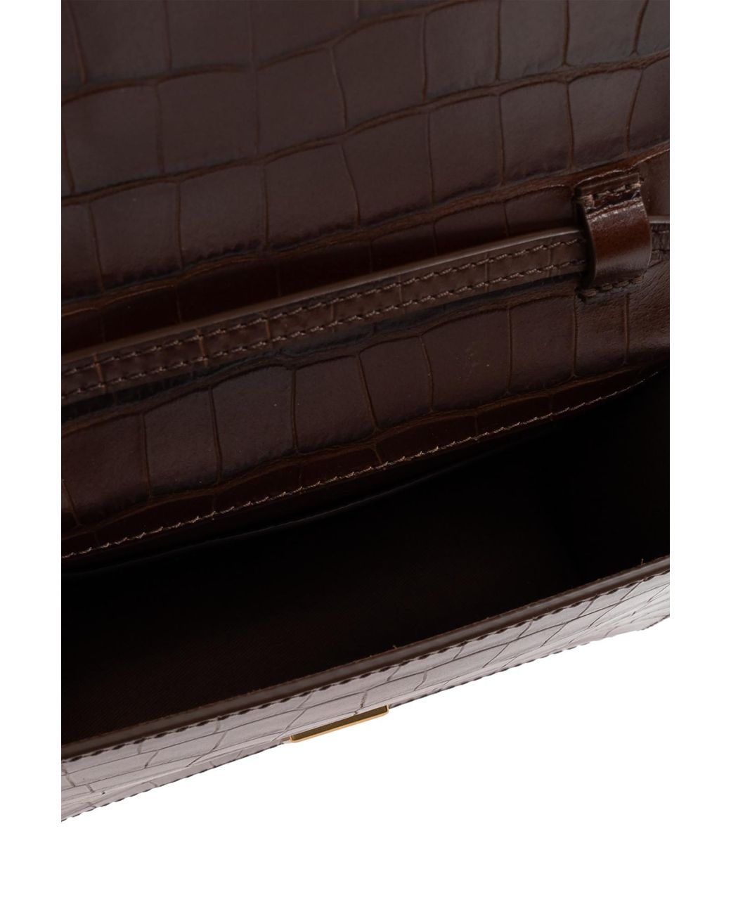 By Malene Birger Brown Ramil Logo Patch Shoulder Bag