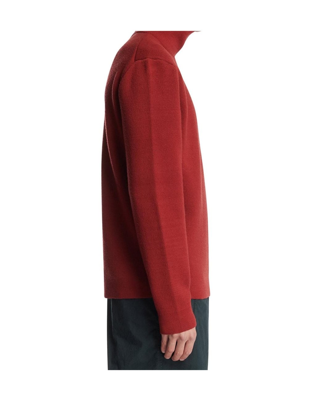 Zegna Red Turtleneck Sweater for men