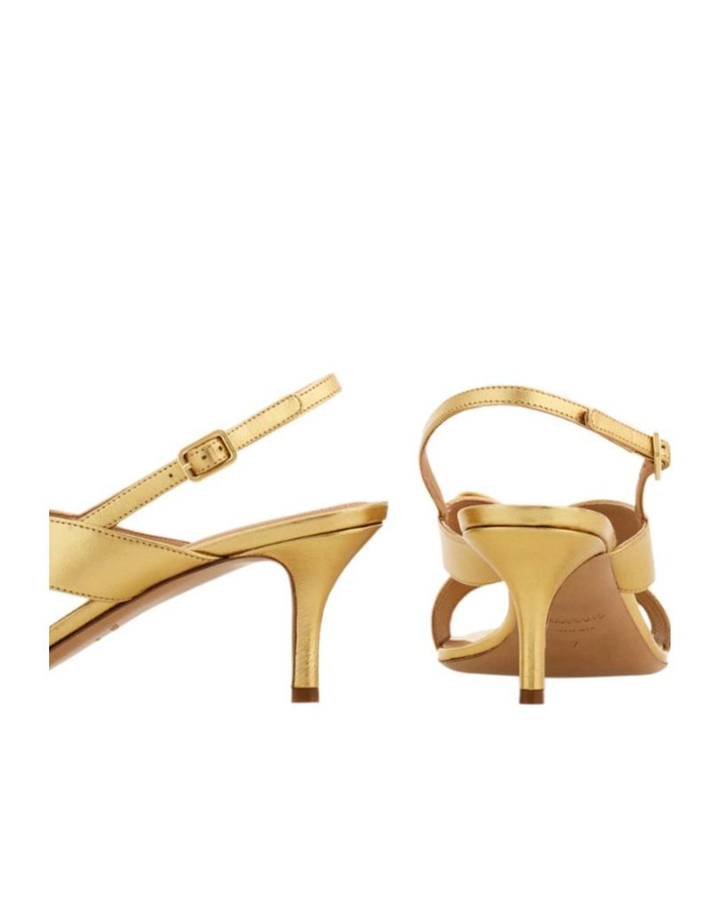 Ferragamo Metallic Vara Bow Sandal
