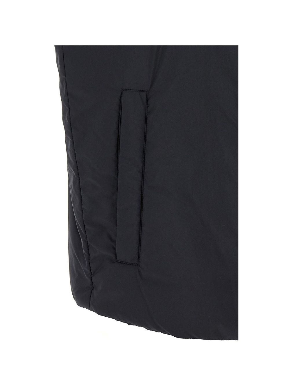Herno Blue Zip-Up Sleeveless Gilet for men