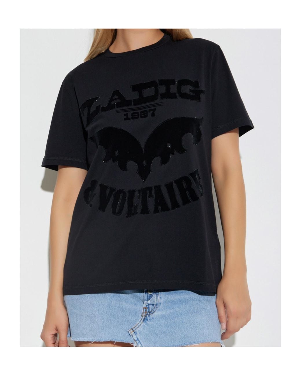 Zadig & Voltaire Black T-Shirt "Edwin"