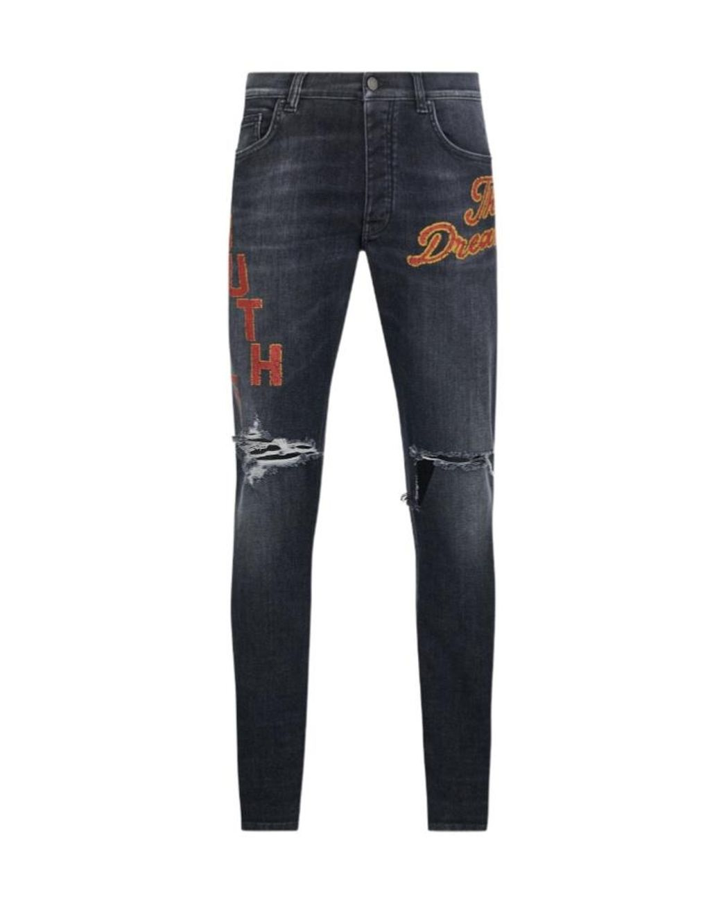 Amiri Blue South Cali Skinny Jeans for men